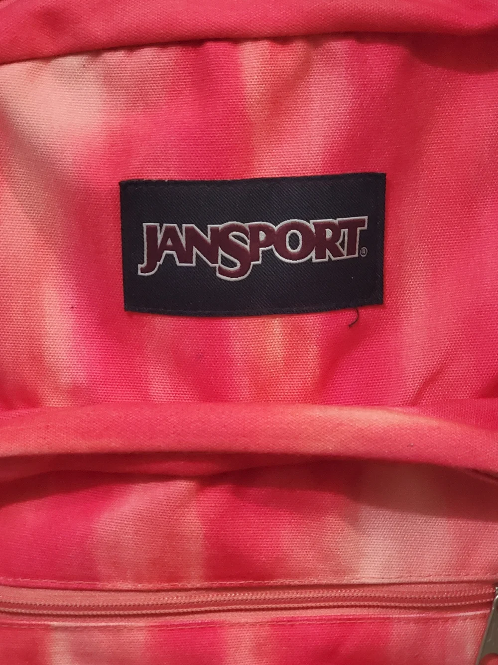 JanSport Coral Tie-Dye Backpack Back to school